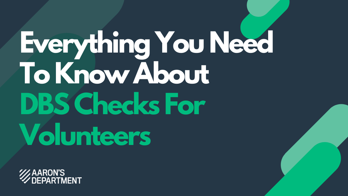 dbs checks for volunteers